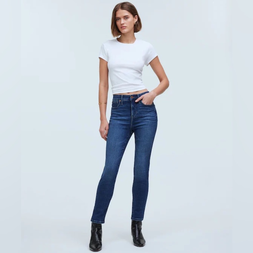 Madewell Mid-Rise Stovepipe Jeans Blue Wash Women’s 29
